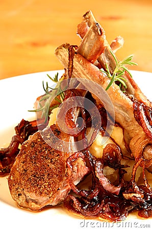 Lamb Cutlets Stock Photo