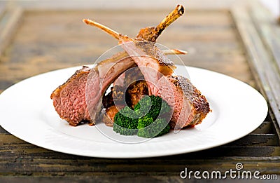 Lamb cutlets Stock Photo