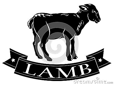 Lamb food icon Vector Illustration