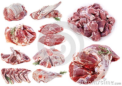 Lamb meat Stock Photo