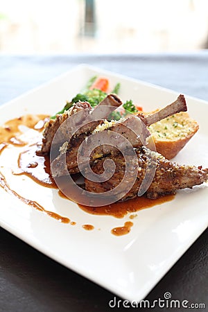 Lamb steak Stock Photo