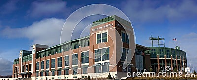 Lambeau Field, Home of the Green Bay Packers Editorial Stock Photo