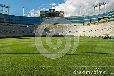 Lambeau Field tour in Green Bay, Wisconsin Editorial Stock Photo