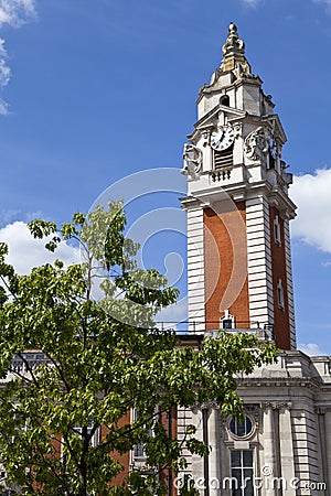 Lambeth Town Hall in Brixton, London Stock Photo