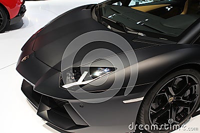 Lamborghini on 64rd IAA Editorial Stock Photo