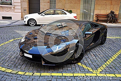 Lamborghini aventador Editorial Stock Photo