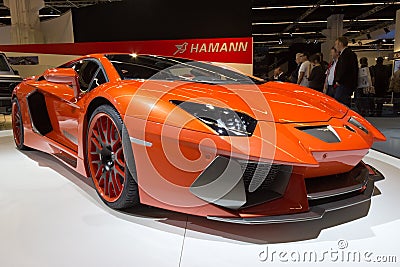 Lamborghini Aventador Hamann Nervudo Editorial Stock Photo