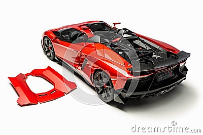 Lamborghini AVENTADOR J Editorial Stock Photo