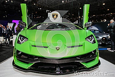 Lamborghini Aventador SVJ Editorial Stock Photo