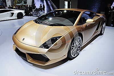 Lamborghini Sport Car Editorial Stock Photo