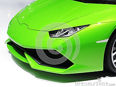 Lamborghini Sport Car Face Light Editorial Stock Photo