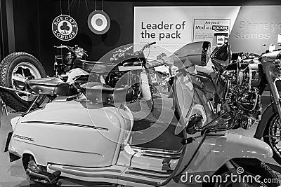 1963 Lambretta Slimstyle LI 125 Series 3 Editorial Stock Photo