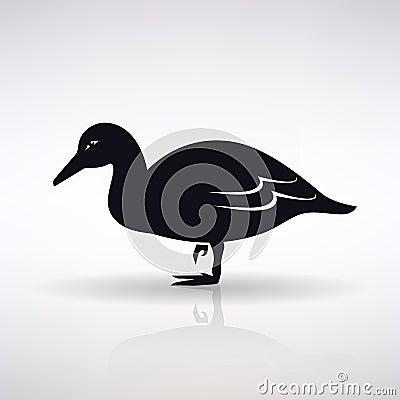 Lame Duck Symbol Vector Illustration