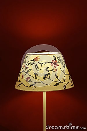 Lamp with colorful pattern Stock Photo