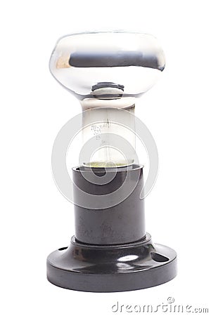 Lamp holder with incandescent tungsten mirror reflex lamp Stock Photo