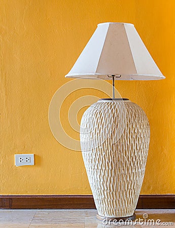 lamp wall interior style Stock Photo