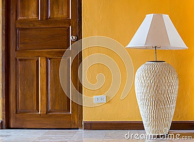 lamp wall interior style Stock Photo