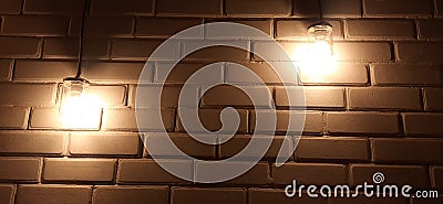 Lamps & Wall Stock Photo