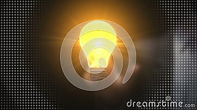 Lampadina di idea commovente dell'uomo d'affari, tecnologia della comunicazione creativa illustrazione di stock Lampadina di idea commovente dell'uomo d'affari, tecnologia della comunicazione creativa illustrazione di stock