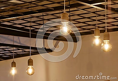 Lamps artistic view Stock Photo