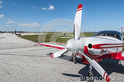 Lancair 320 Aircraft Editorial Stock Photo