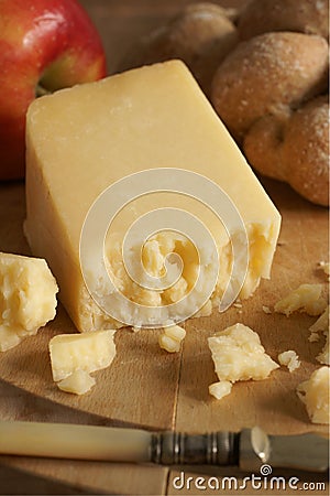 Lancashire cheese Stock Photo