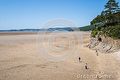 The Lancashire Way at Silverdale and Arnside Editorial Stock Photo