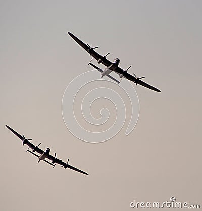 Lancaster bombers Editorial Stock Photo