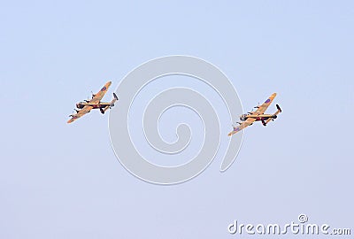 Lancaster bombers Editorial Stock Photo