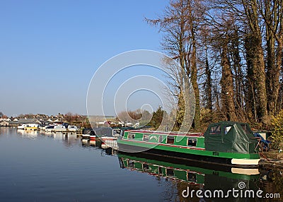 Lancaster Canal at Carnforth, Lancashire Editorial Stock Photo
