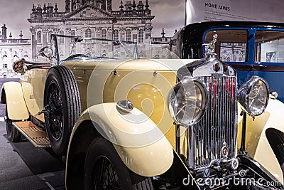 1929 Lanchester 30HP sports tourer Editorial Stock Photo