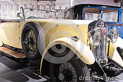 1929 Lanchester 30HP sports tourer Editorial Stock Photo