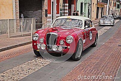 Lancia Aurelia B20 GT 25001953 in Mille Miglia 2017 Editorial Stock Photo