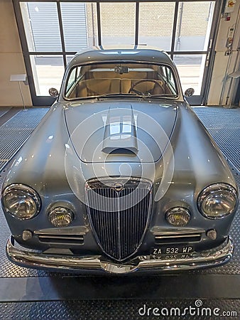 Lancia Aurelia B20 in the Romanshorn's privat museum Editorial Stock Photo