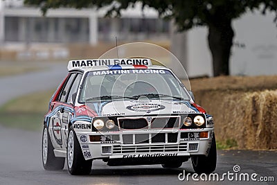 Lancia Delta HF Intergrale at the 2023 Goodwood Festival of Speed Editorial Stock Photo