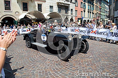 Lancia Lambda at Mille Miglia 2016 Editorial Stock Photo