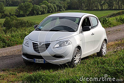 Lancia small car Editorial Stock Photo