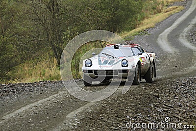 Lancia Stratos rally car Editorial Stock Photo