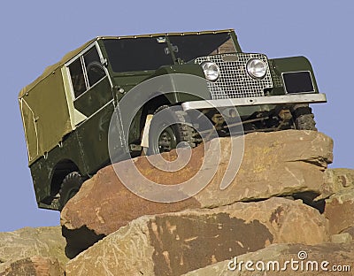 The Land Rover 4x4 experience Stock Photo
