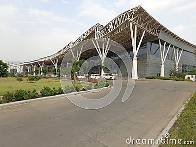 Land scene airports Editorial Stock Photo