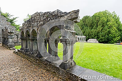 Landascapes of Ireland. Cong abbey in Galway county Stock Photo