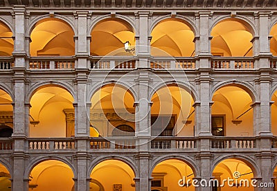 Landhouse building in city of Graz - Austria Stock Photo