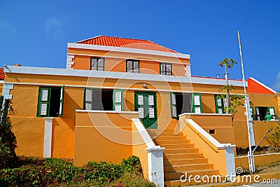 Landhouse in Curacao Stock Photo