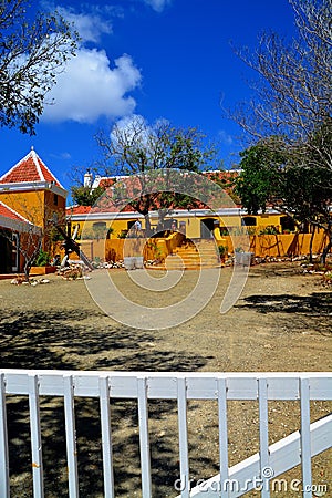 Landhouse in Curacao Stock Photo