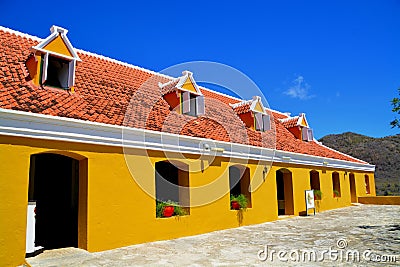 Landhouse in Curacao Stock Photo