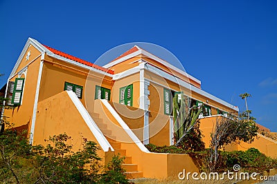 Landhouse in Curacao Stock Photo