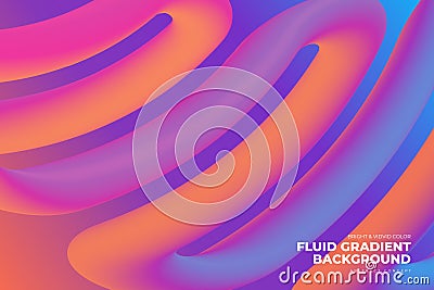 Fluid Gradient Background Vector Illustration