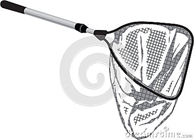 Landing fishing net vector illustration Vector Illustration