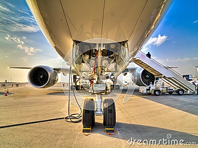 Landing Gear Stock Photo