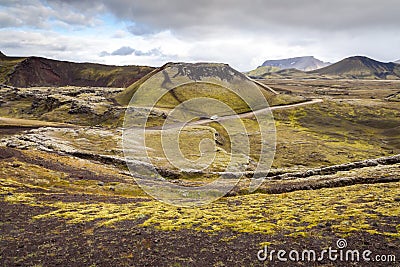 Landmannalaugar area, South Iceland Stock Photo